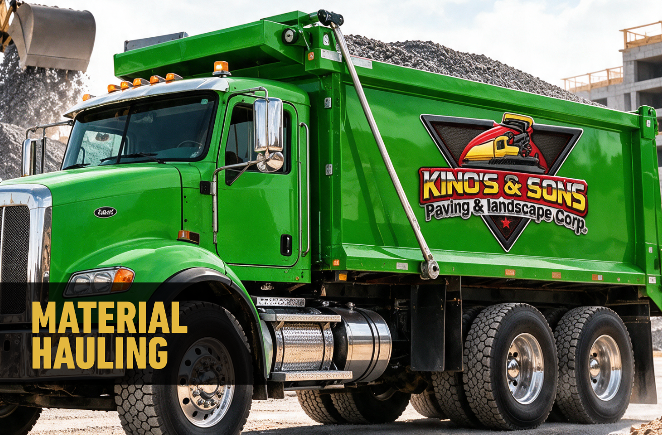 Material hauling — Kino’s & Sons